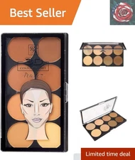 Luxury Matte 3D Contour Powder Palette - Flawless Finish for All Skin Types