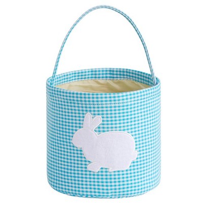 Bunny Easter Basket Classic Gingham Easter Bucket Bag Easter Egg Hunts Party