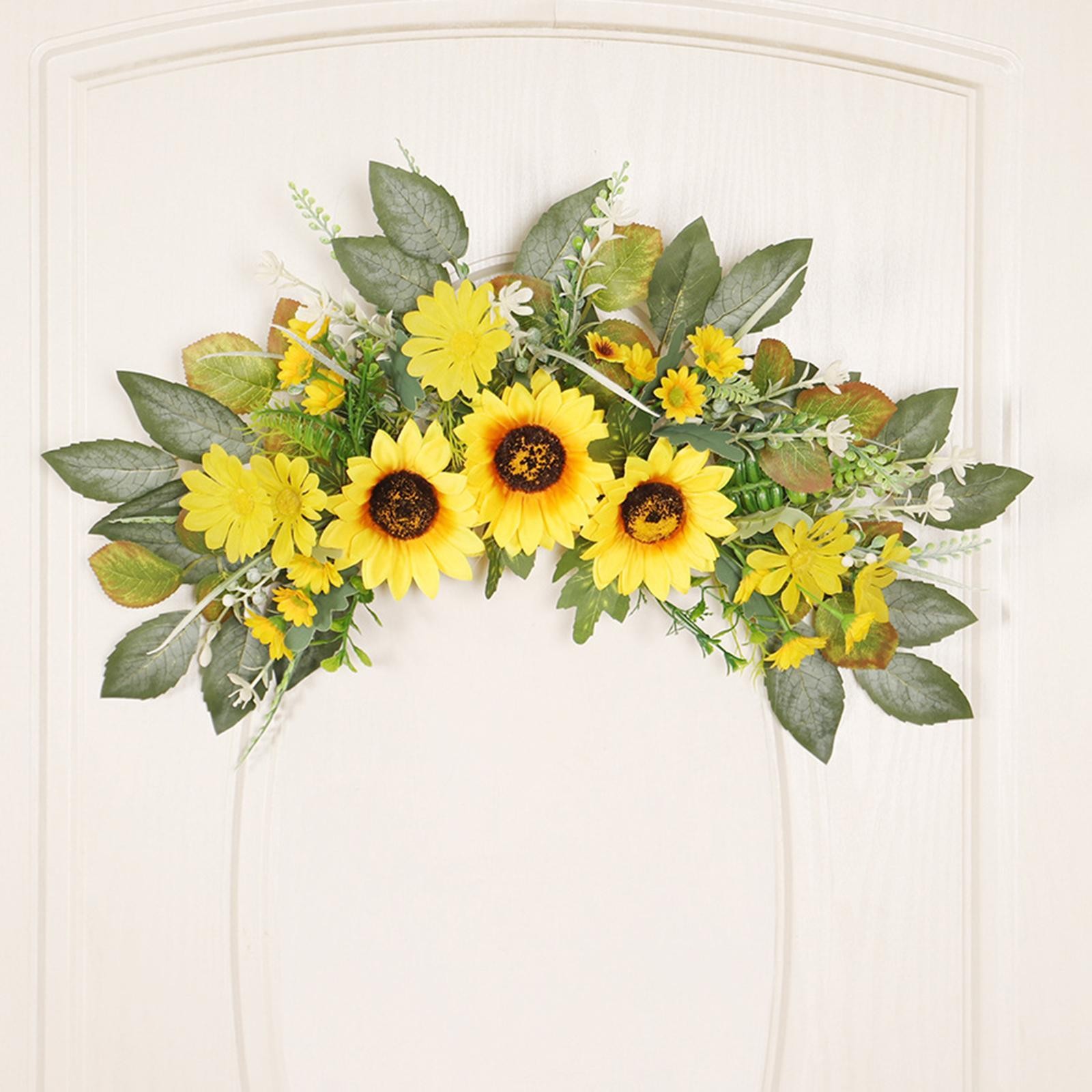 Sunflower Wedding Arch Flowers for Indoor Outdoor Backdrop Decor  