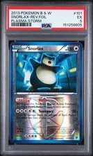 2013 POKEMON BLACK & WHITE PLASMA STORM #101 SNORLAX REVFOIL PLASMA STORM PSA 5 on eBay