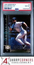 1998 UPPER DECK SPECIAL F/X #1 KEN GRIFFEY JR. HOF PSA 8
