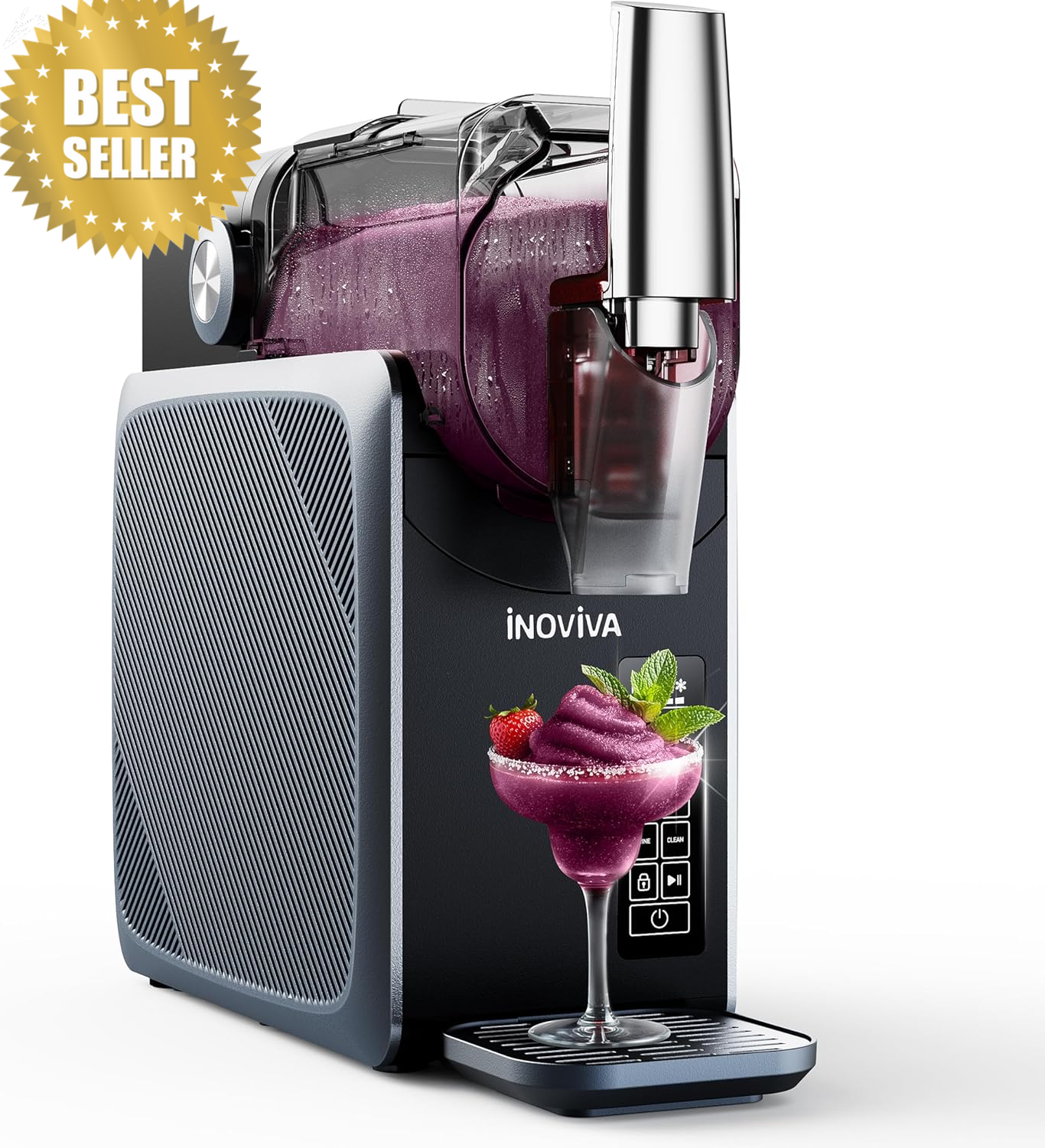 68oz No-Ice Slushie Machine for Home with Presets & Easy Clean Frozen Drink Maker