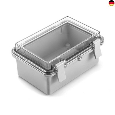 QWORK  Industriegehäuse, Wasserdicht IP65 ABS Kunststoff Gehäuse mit PC Tr