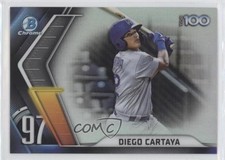 2022 Bowman Chrome Bowman Scouts Top 100 Diego Cartaya #BTP-97 0q1p