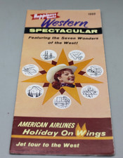 American Airlines Travel Brochure Vintage