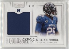 2013 National Treasures Colossal Pro Bowl Materials 14/99 William Moore #16 k4s