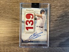 2022 Topps Luminaries Rafael Devers Home Run Kings Auto Relic #HRKAR-RD /15