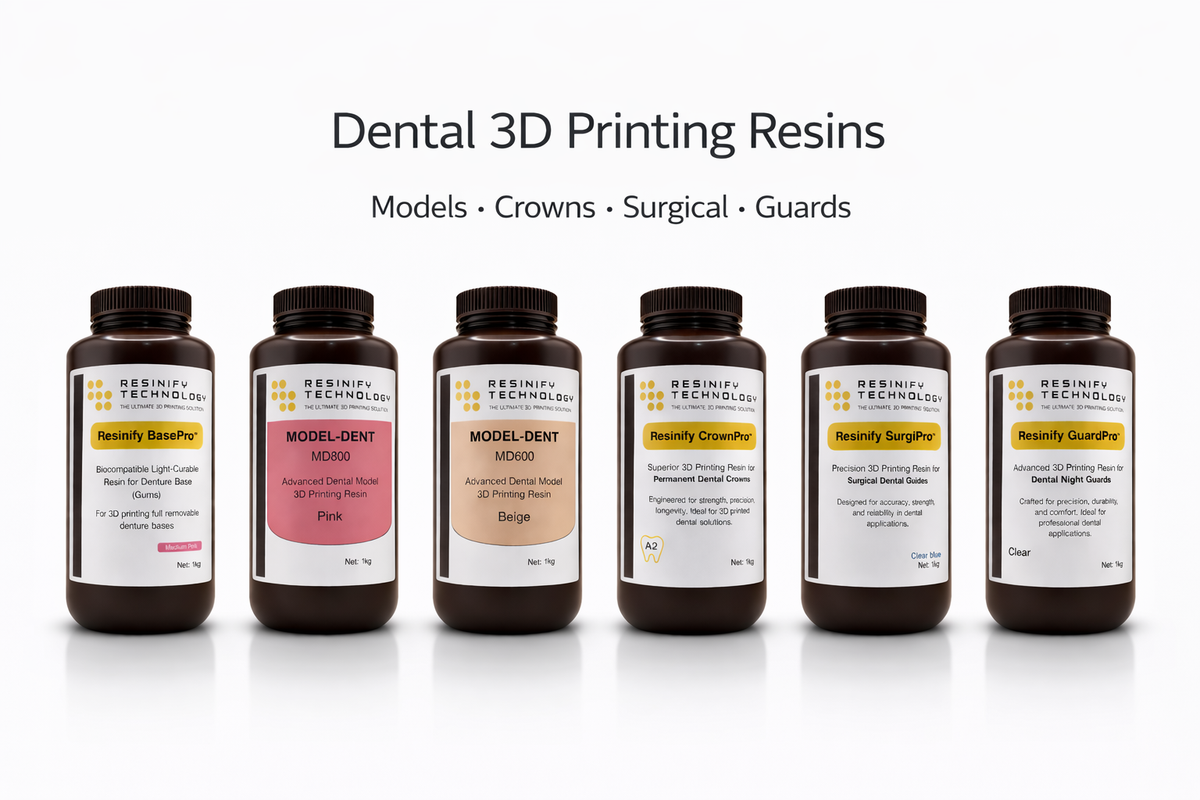 Dental Glaze Resin - 405nm UV Cure for Crowns & Dentures