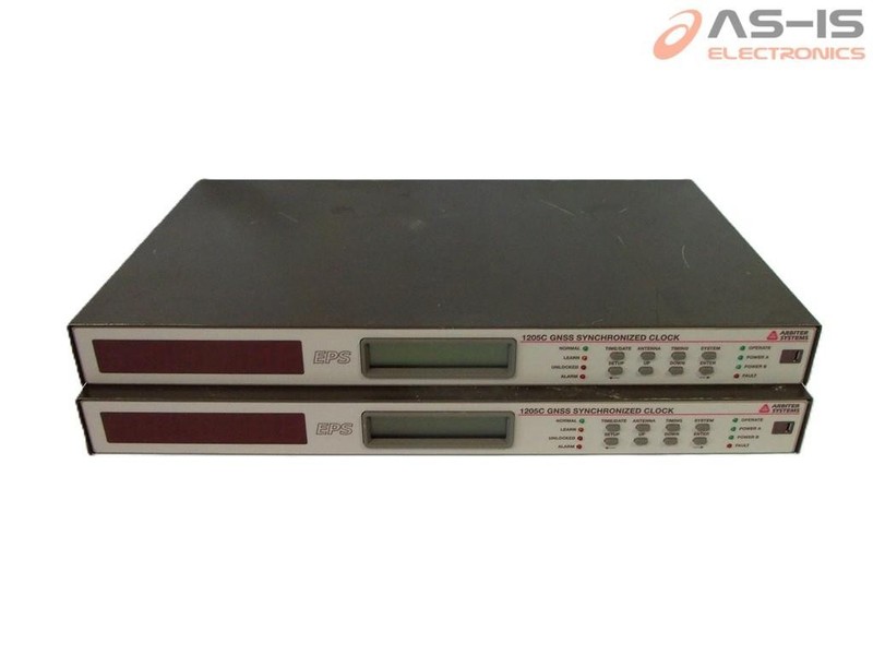 *AS-IS Lot of 2* Arbiter Systems 1205C GNSS Synchronizer Clock