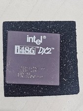 NEW Intel 486 DX2 66MHZ A80486DX2 SX645 SX911 i486 CPU Processor Vintage Rare