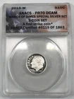 2015-W Proof Silver Roosevelt Dime ANACS PR-70 DCAM - first strike - #119