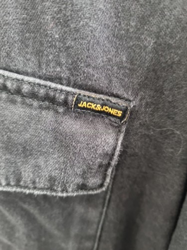Jack and Jones Black Denim Long Sleeved Shirt Size 3XL - Imagen 6 de 6