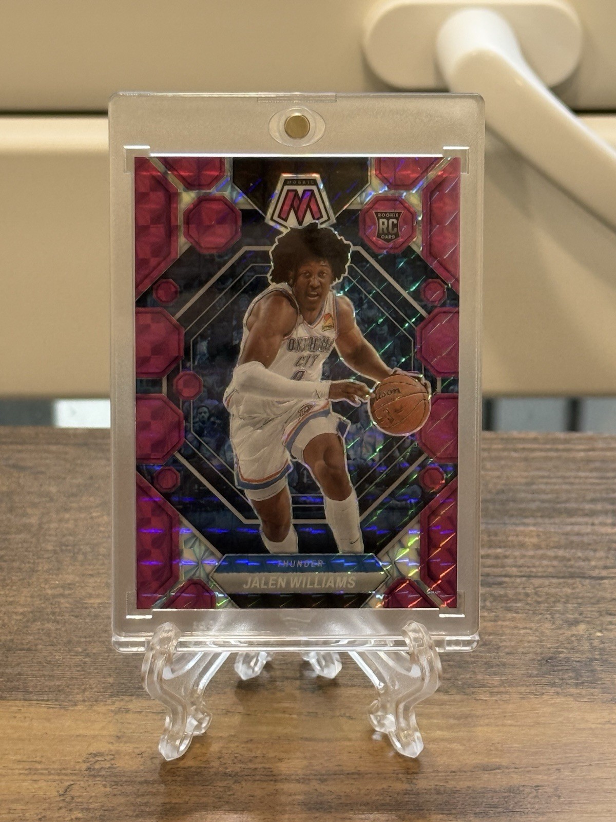 2022-23 Panini Mosaic - Rookies Jalen Williams #217 Pink Mosaic Prizm /149 (RC)