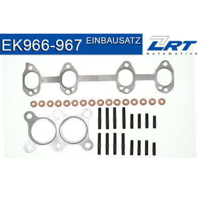 1x Montagesatz, Abgaskrümmer LRT EK966-967 passend für AUDI SEAT SKODA VW