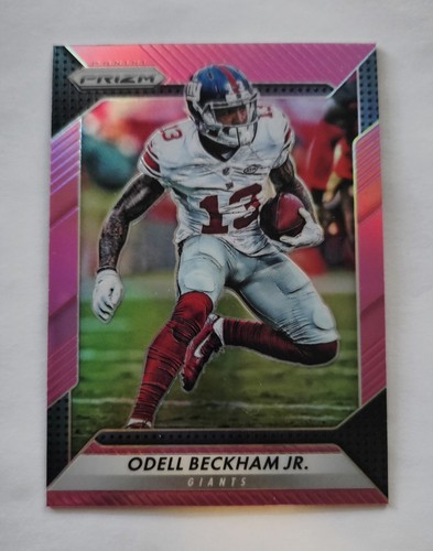 2016 Panini Prizm Pink Prizm #17 Odell Beckham Jr. New York Giants