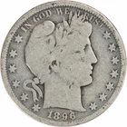 1896-S Barber Silver Half Dollar G Uncertified #1123