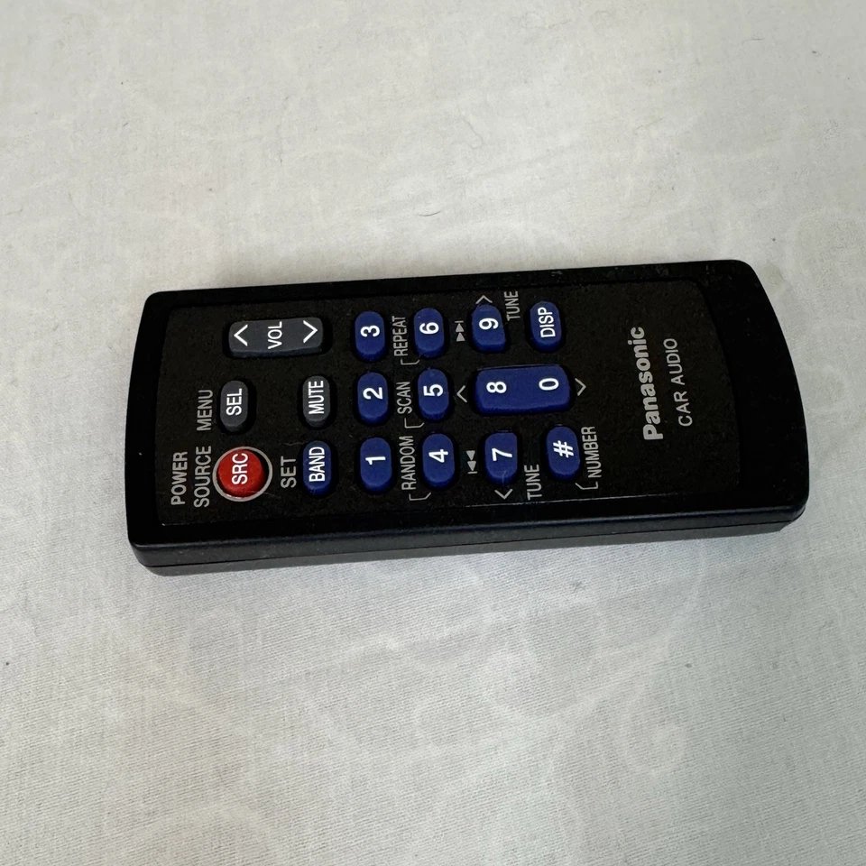 Mando a distancia de audio para automóvil Panasonic original genuino OEM EUR7641010 funciona batería nueva Foto 2 de 4