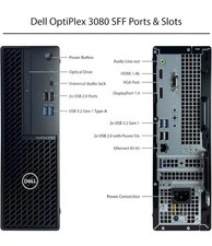 Dell OptiPlex 3080 Small Form 10th Gen Intel Core i5-10500T 256GB SSD 8GB Ram
