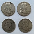 1951-S 1959-D Franklin Half Dollar Lot + 1962 1963 90% Silver US Coins