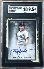 2022 Topps Diamond Icons Roger Clemens BLACK /10 SGC 9.5 w/10 AUTO