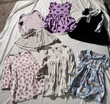 Lot Of 6 Dresses Toddler Size 4T Variety Of brands