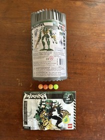 LEGO Bionicle Piraka Zaktan 8903 Complete w/ Canister Manual Light-Up Eyes Zamor