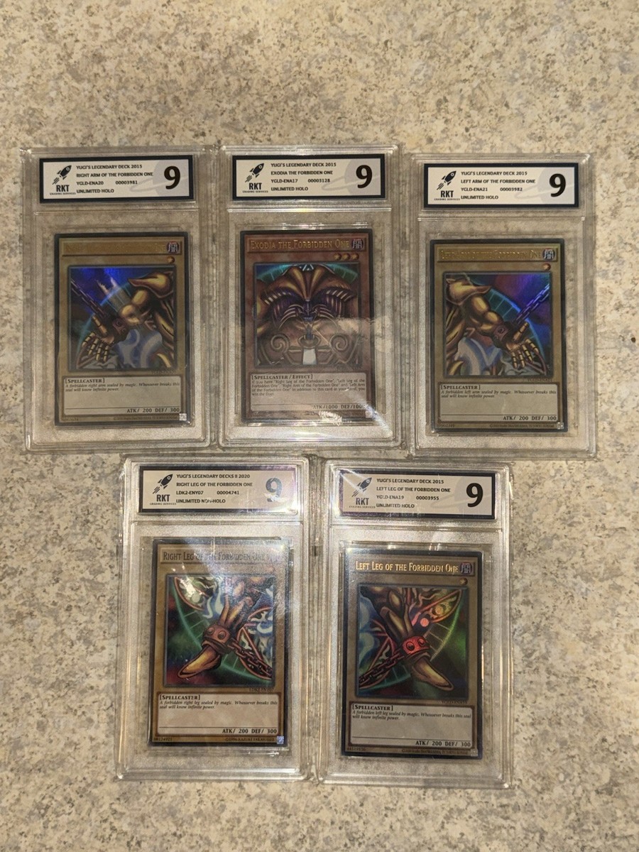 Yu-Gi-Oh! TCG Exodia Set (Exodia, Left Arm, Left Leg, Right Arm