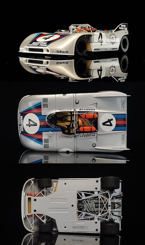 AUTOart 1/18 Porsche 908 simulación metal coche carreras decoración aleación modelo coche - Imagen 11 de 13