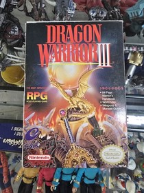 Dragon Warrior III 3 (Nintendo NES, 1992) RPG Game Box Manual RARE Tested Works 