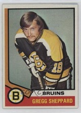 1974-75 Topps Gregg Sheppard #184 1g62
