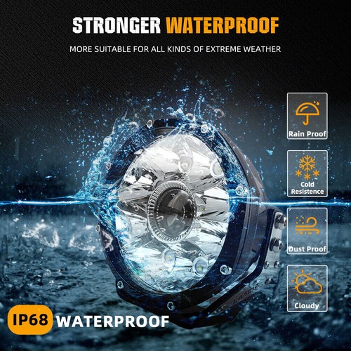 5-9inch LED Work Driving Lights Spot Flood Combo SUV Offroad Fog Lamps 4WD 12v - Picture 7 of 35