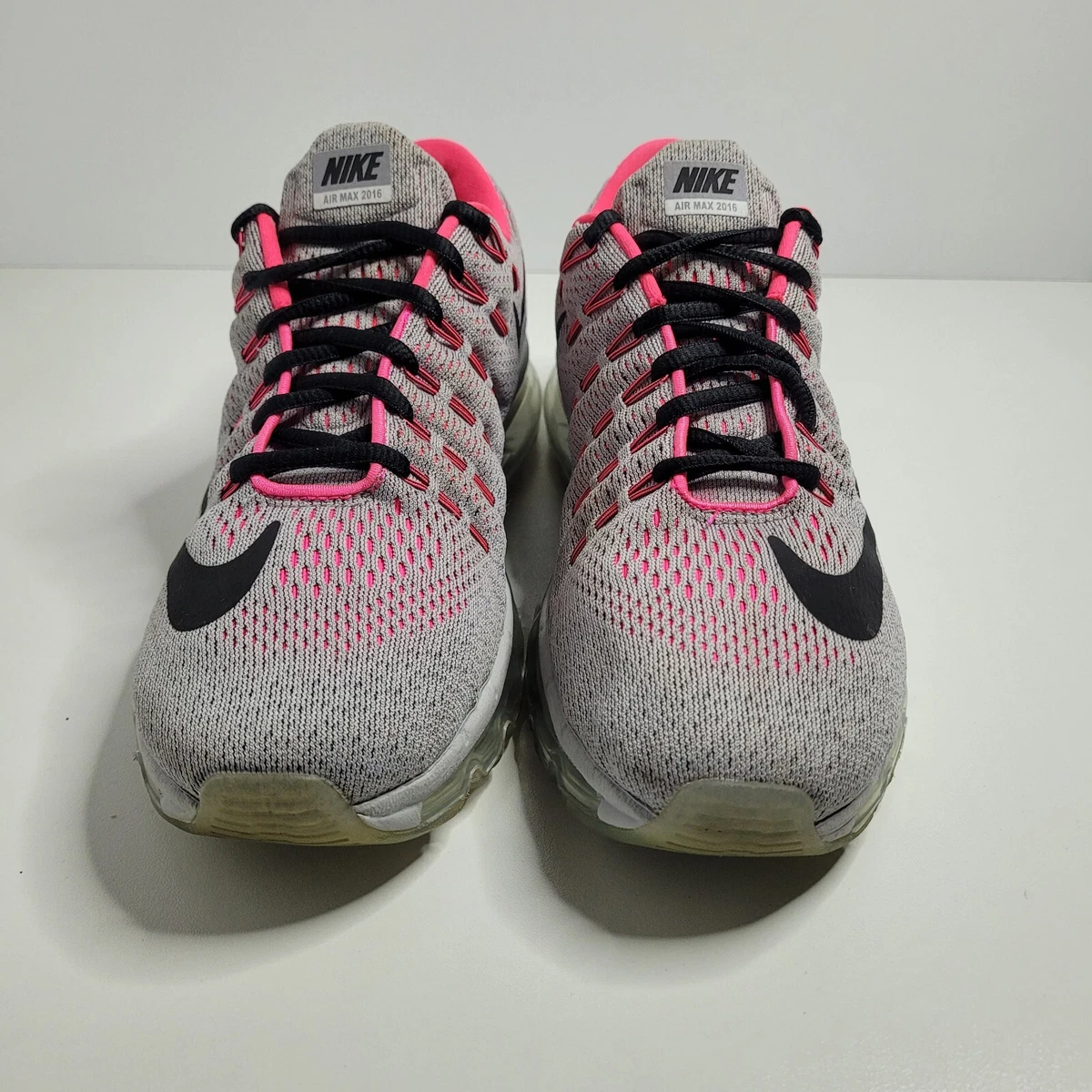 Nike air max 2016 grey hotsell and pink