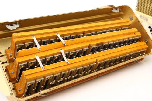 Fisarmonica Hohner Lucia II 80 bassi LMM fisarmonica + custodia suono superiore - Foto 10 di 13