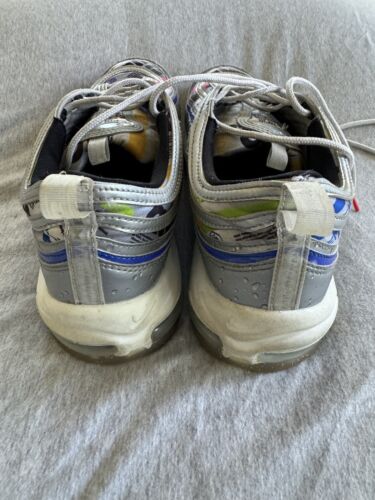 Nike Air Max 97 SE Energy Jelly Metallic Silver Blue 95 Multicolor Mens US Sz 12 - Picture 6 of 11