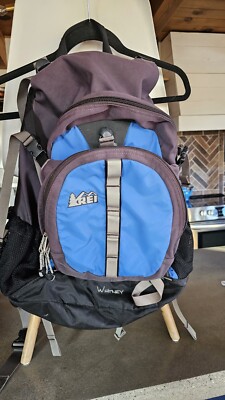 REI Alpine Medium Backpack Blue - Hiking/Camping Multi Pockets
