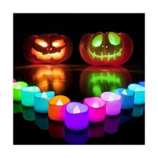 Homemory Multi Color Changing Tea Lights Candles Battery Operated, LED Holida...