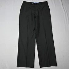 Daniel Cremieux 33x32 Gray Sharkskin Modern Fit Wool Stretch Mens Dress Pants