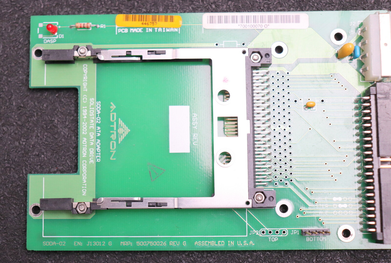 Adtron ATA Adapter SDDA-02 + CompactFlash 2GB Used