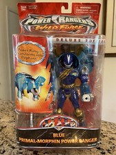 NUEVO Bandai Power Ranger Wild Force Azul Primal Morphin Power Ranger Elephant