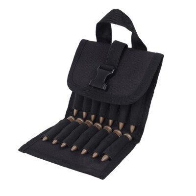 12 Round Folding Ammo Bag Belt Gun Bullet Hunting Rifle Holder - Foto 4