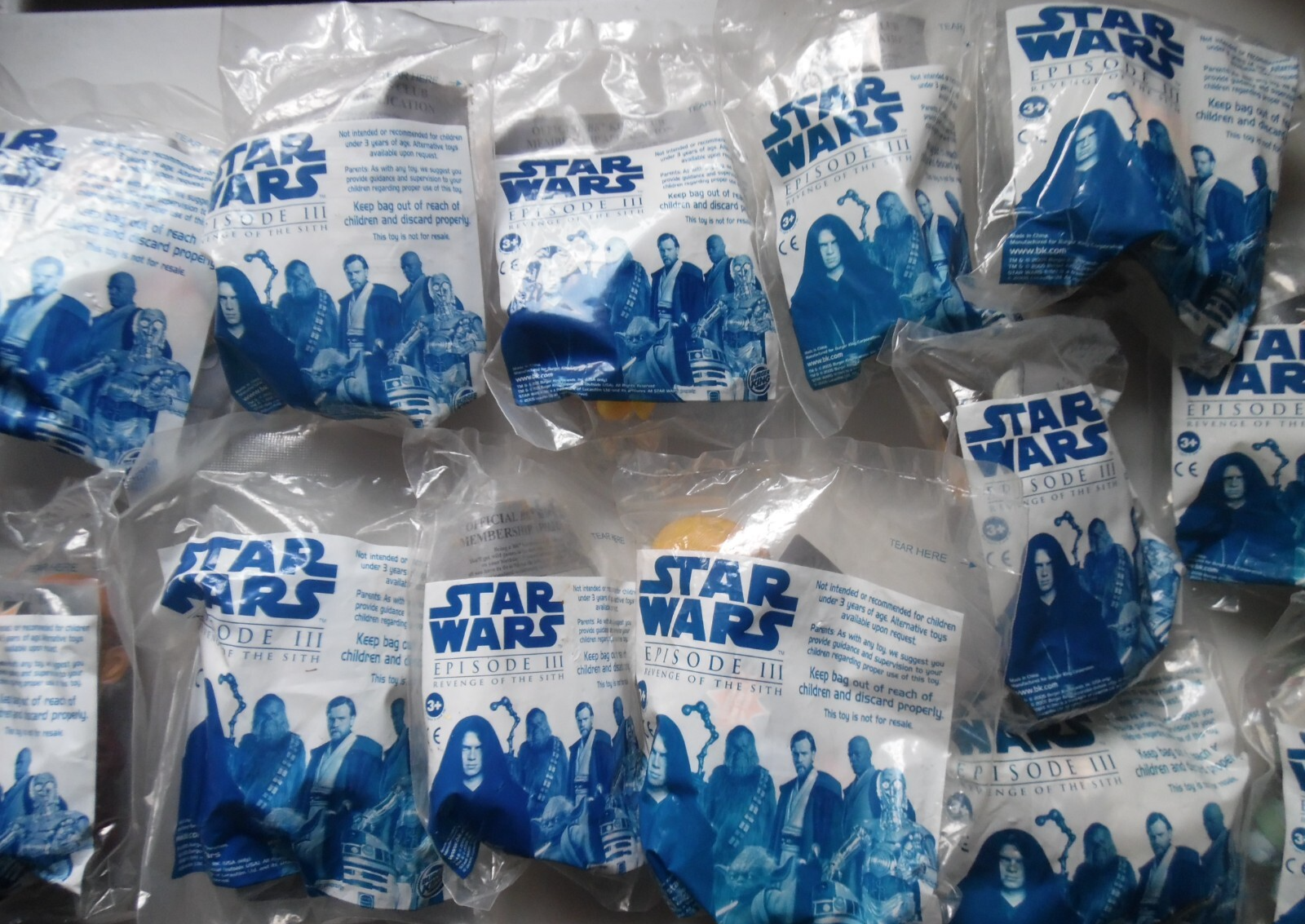 2005 Star Wars Burger King Kids Meal Toy Collection 13 Figures  