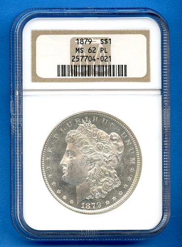 1879 P NGC MS62PL Morgan Silver Dollar $1 US Mint Coin 1879-P MS-62 Proof Like