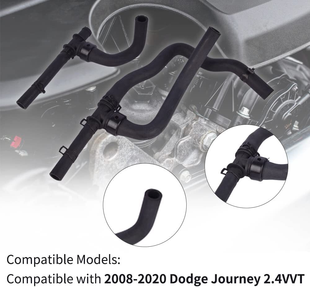 Heater Hose Kit W/TEE SupplyReturn 5058437AK for Dodge Journey 2.4L