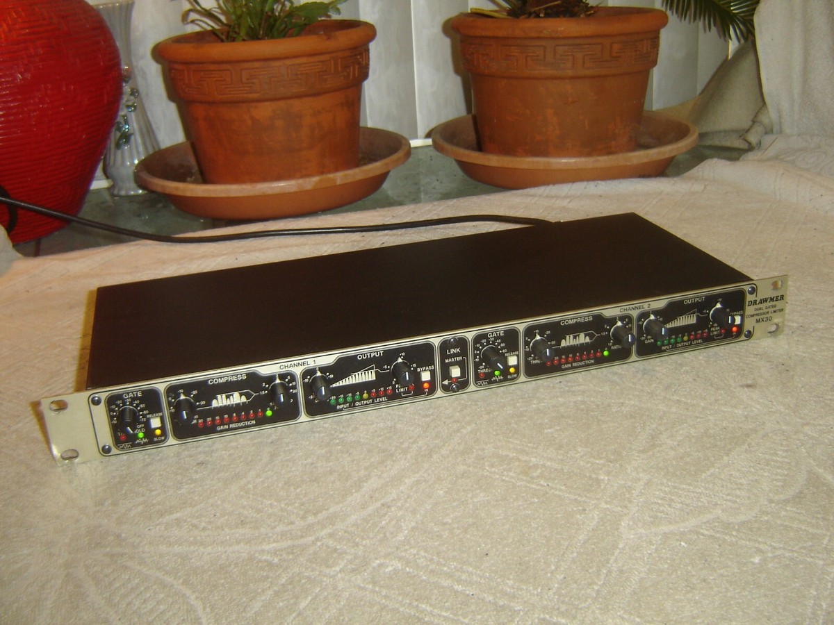 【完動品】DRAWMER ドローマー MX30 コンプレッサー/リミッター DRAWMER ( ドローマー ) MXPRO-30 デュアル・ゲート