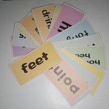 Your Baby Can Read Word Game Flash Cards Robert Titzer Body Parts  Gestures 23 