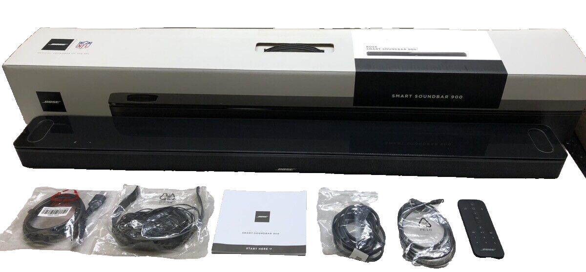 Bose Smart Soundbar 900 Dolby Atmos with Alexa Built-In Bluetooth Black