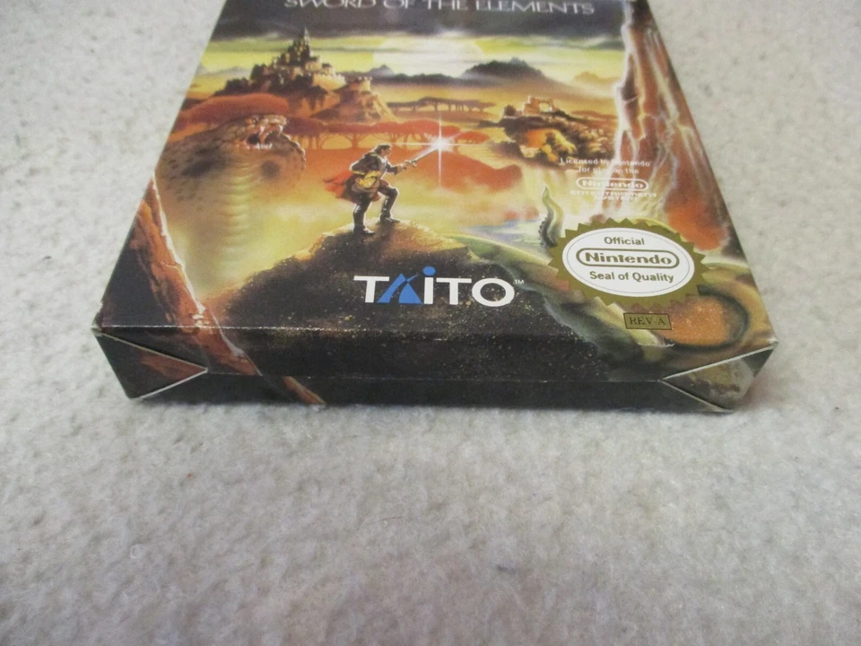 NINTENDO NES CIB DUNGEON MAGIC SWORD OF THE ELEMENTS 1990 COMPLETE IN BOX MINT - Image 4 of 4