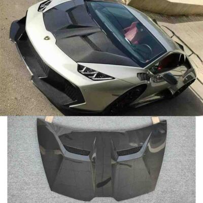FIT LAMBORGHINI HURACAN LP580 610 EVO CARBON FIBER FRONT HOOD PANEL BONNET V STY
