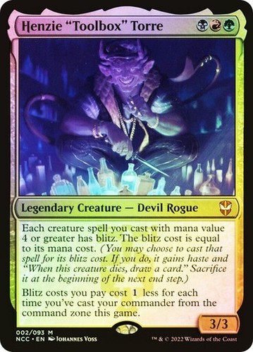 MTG Commander Streets of New Capenna *FOIL* *THICK* M Henzie