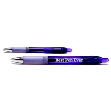 TikTok BIC Intensity Clic Gel Pens - Translucent Purple - Black Ink - TWO PACK